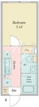 ライブフラット恵比寿 102 間取り図