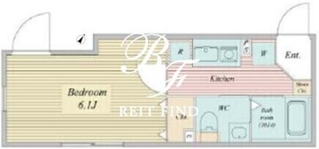 ライブフラット恵比寿 101 間取り図