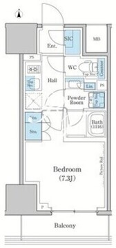スタイリオ蒲田ウエスト 603 間取り図