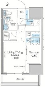 スタイリオ蒲田ウエスト 704 間取り図