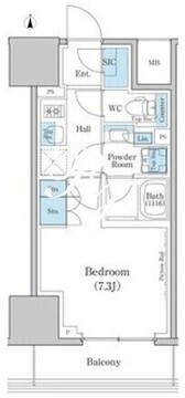スタイリオ蒲田ウエスト 803 間取り図