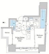 スタイリオ蒲田ウエスト 1405 間取り図