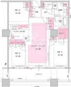 ブリリア有明スカイタワー 1012 間取り図