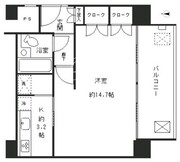 リバー＆タワー 1104 間取り図