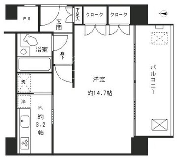 リバー＆タワー 1104 間取り図