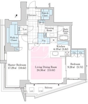 ラ・トゥール渋谷神南 802 間取り図