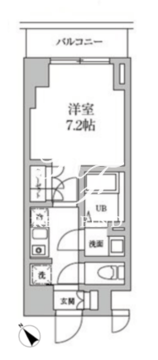 レジディア日本橋馬喰町2 603 間取り図