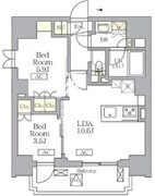 ザ・ライオンズフォーシア文京湯島 804 間取り図