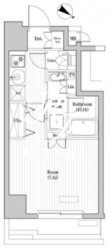 レジデンス北大塚 701 間取り図