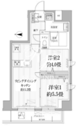ワイズ本所 301 間取り図