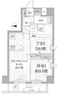 ワイズ本所 401 間取り図