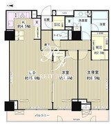 パーク・アヴェニュー神南 1006 間取り図