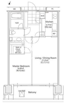 松竹スクエアレジデンス 2004 間取り図