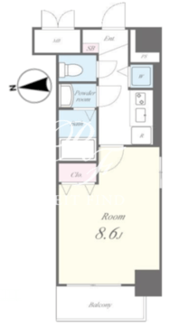 エムスクエア 202 間取り図