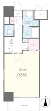 ボヌール両国 401 間取り図