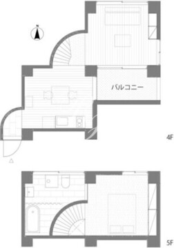 三組坂flat 4fc 間取り図