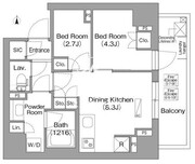 コンフォリア・リヴ門前仲町イースト 903 間取り図