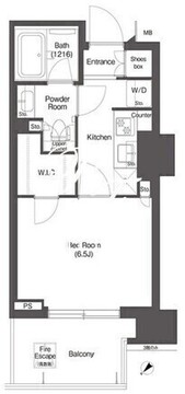 コンフォリア新中野 403 間取り図