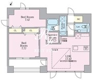 セレーネ御殿山 403 間取り図
