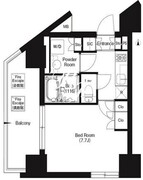 HF正光寺赤羽レジデンス2 1201 間取り図