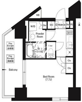 HF正光寺赤羽レジデンス2 1201 間取り図