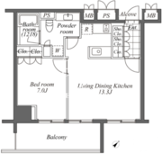オーパスレジデンス恵比寿 302 間取り図
