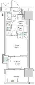 ブルックサイドレジデンス木場 206 間取り図