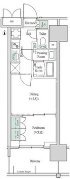 ブルックサイドレジデンス木場 210 間取り図