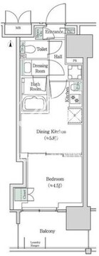 ブルックサイドレジデンス木場 212 間取り図