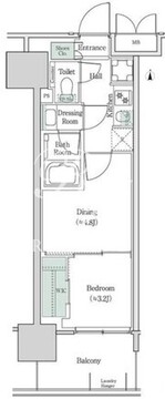 ブルックサイドレジデンス木場 215 間取り図