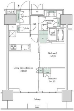 ブルックサイドレジデンス木場 224 間取り図