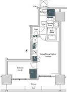 ブルックサイドレジデンス木場 226 間取り図