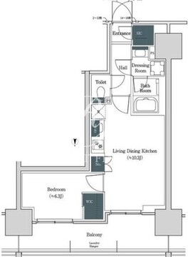 ブルックサイドレジデンス木場 226 間取り図