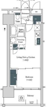 ブルックサイドレジデンス木場 231 間取り図