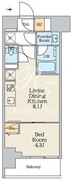 CREATIF本所吾妻橋 504 間取り図