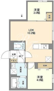 ウェルスクエア中野坂上 103 間取り図