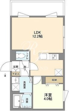 ウェルスクエア中野坂上 403 間取り図