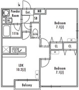グランパセオ船堀 503 間取り図