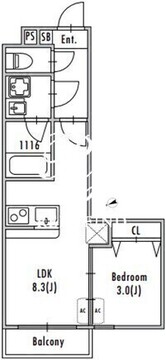 グランパセオ船堀 101 間取り図