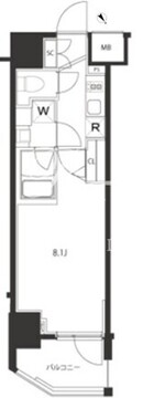 ジェノヴィア新宿御苑グリーンヴェール 904 間取り図