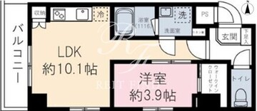 カーサフラッグ渋谷 305 間取り図