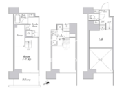 カナルフロント芝浦 604 間取り図