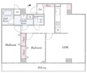 リエール市ヶ谷 407 間取り図