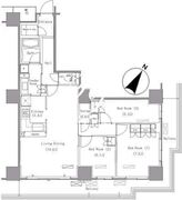 パークアクシス豊洲 1510 間取り図