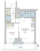 ブリリアイスト池尻大橋 722 間取り図