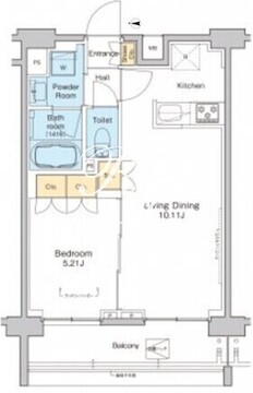 プラウドフラット中野 421 間取り図