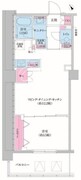 レジディア荻窪3 408 間取り図
