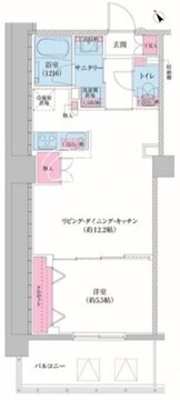 レジディア荻窪3 408 間取り図