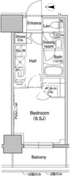 ブリリアンクラス高円寺 705 間取り図