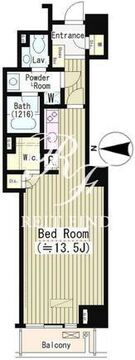 恵比寿ガーデンテラス弐番館 416 間取り図